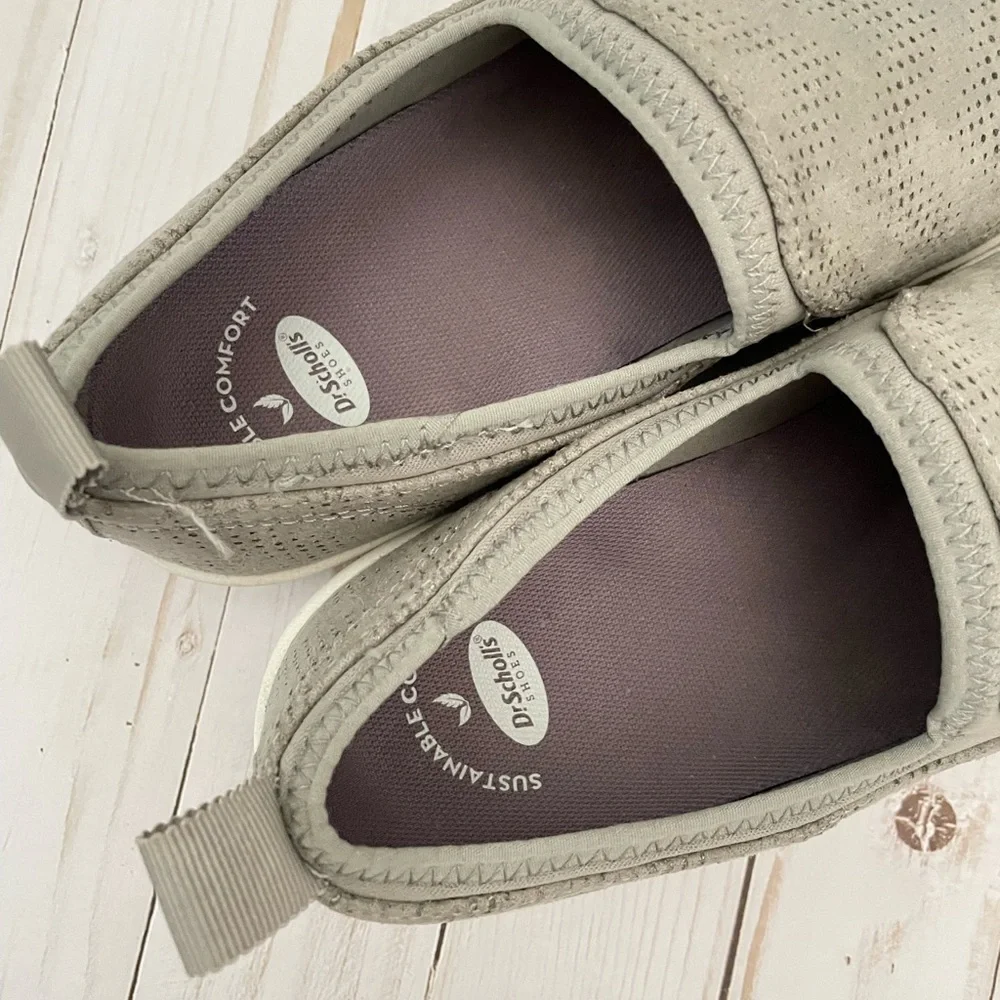 DR. SCHOLL’S Gray Suede Slip On Loafers - Picture 7 of 11